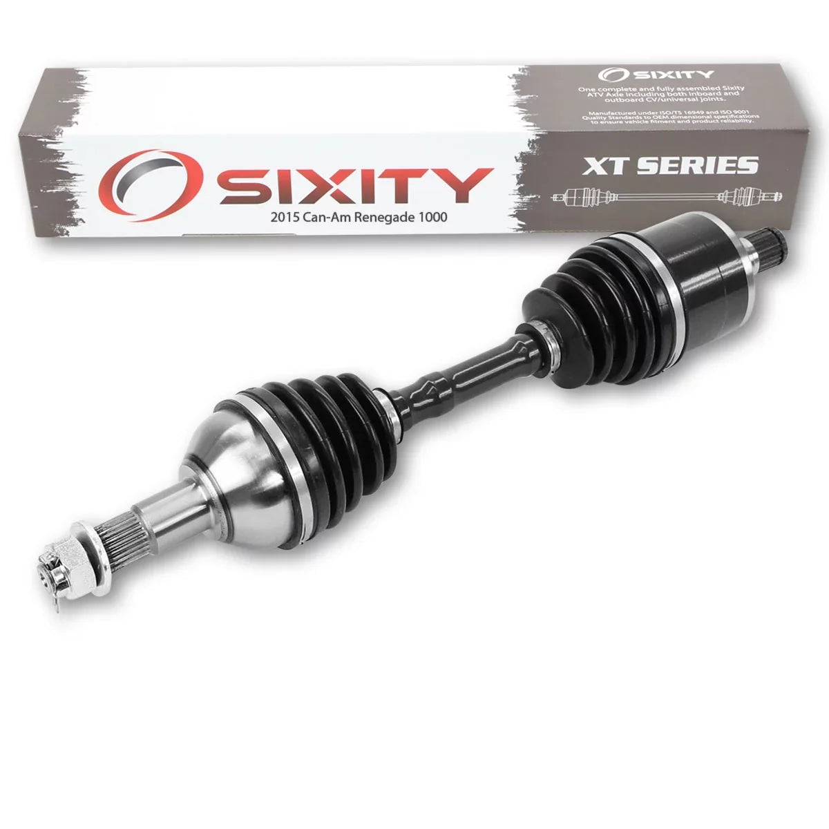 Sixity XT Rear Right Axle compatible with Can-Am Renegade 1000 2015 - EFI 4X4