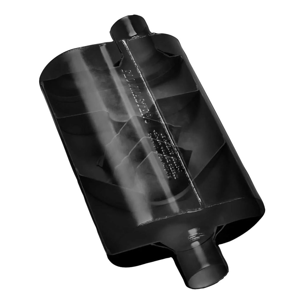 Flowmaster 9530452 Super 40 Muffler - 3.00 Center In / 2.50 Dual Out - Aggressive Sound Fits select: 1988-1993 CHEVROLET GMT-400, 1989-1993 GMC SIERRA