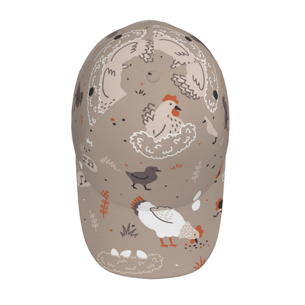 Lukts Chicken Cap Hat For Men/Women,Unstructured/Cotton