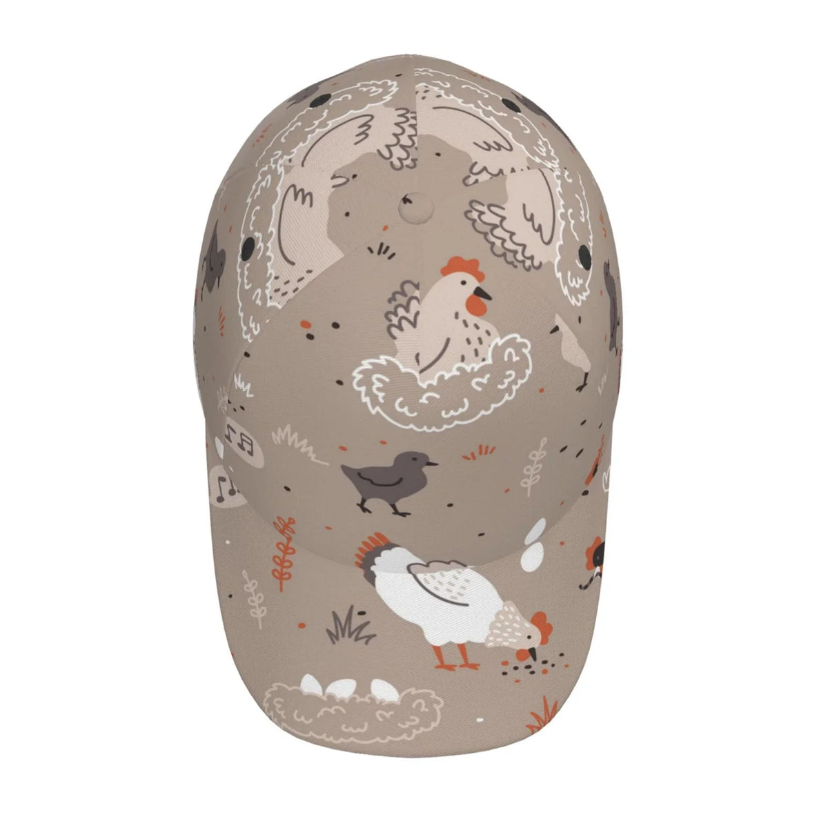 Lukts Chicken Cap Hat For Men/Women,Unstructured/Cotton