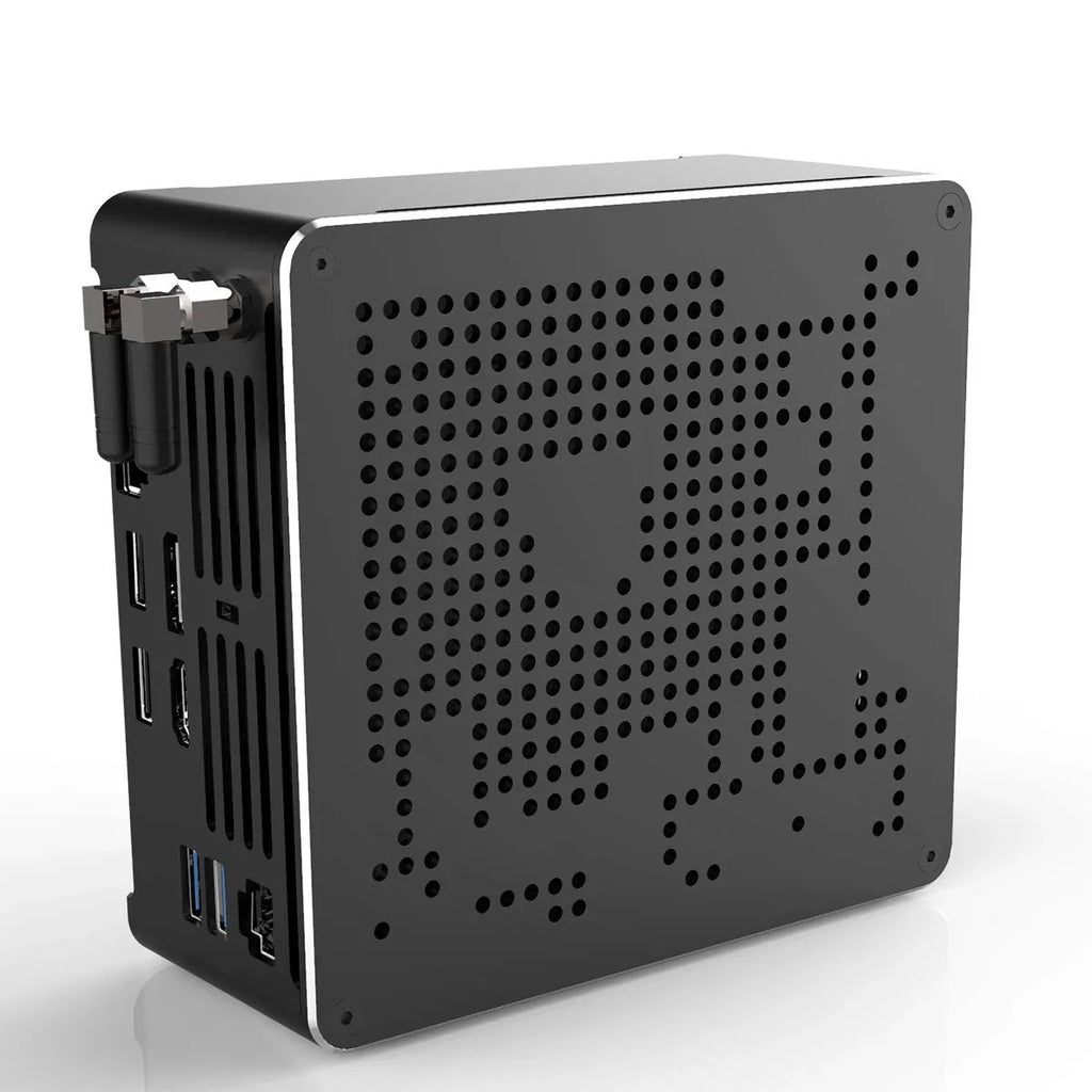 Mini PC i7 mini Windows 11 Pro 9750H 64GB DDR4 RAM 1TB SSD 2TB HDD 4K Dual Displays HD+DP, HDD Extension, Support Auto Power On / VR, 4K HD Small Micro Computer Strong Wireless Technology, Type-C