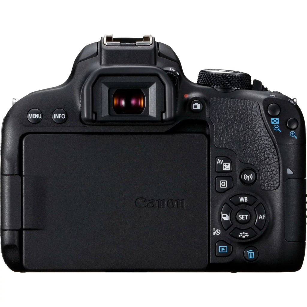 EOS 800D 24.2 Megapixel Digital SLR Camera with Lens, 0.71", 2.17", Black