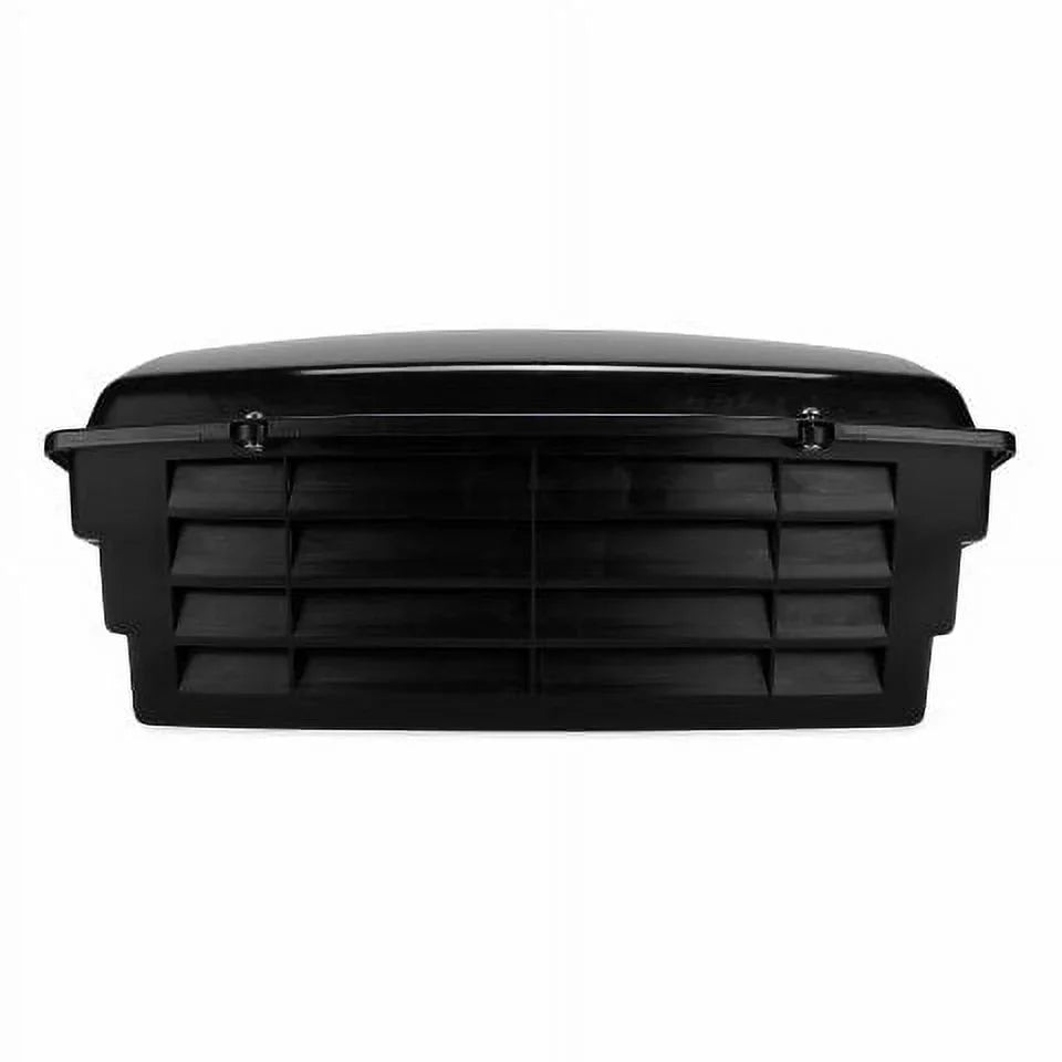 Camco Aero-Flo Roof Vent Cover, Mounts to Existing 14” x 14” Roof Vents | Black Plastic (40711)