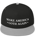 Make America Goth Again Hat (Flat Bill), Black/Grey Hat