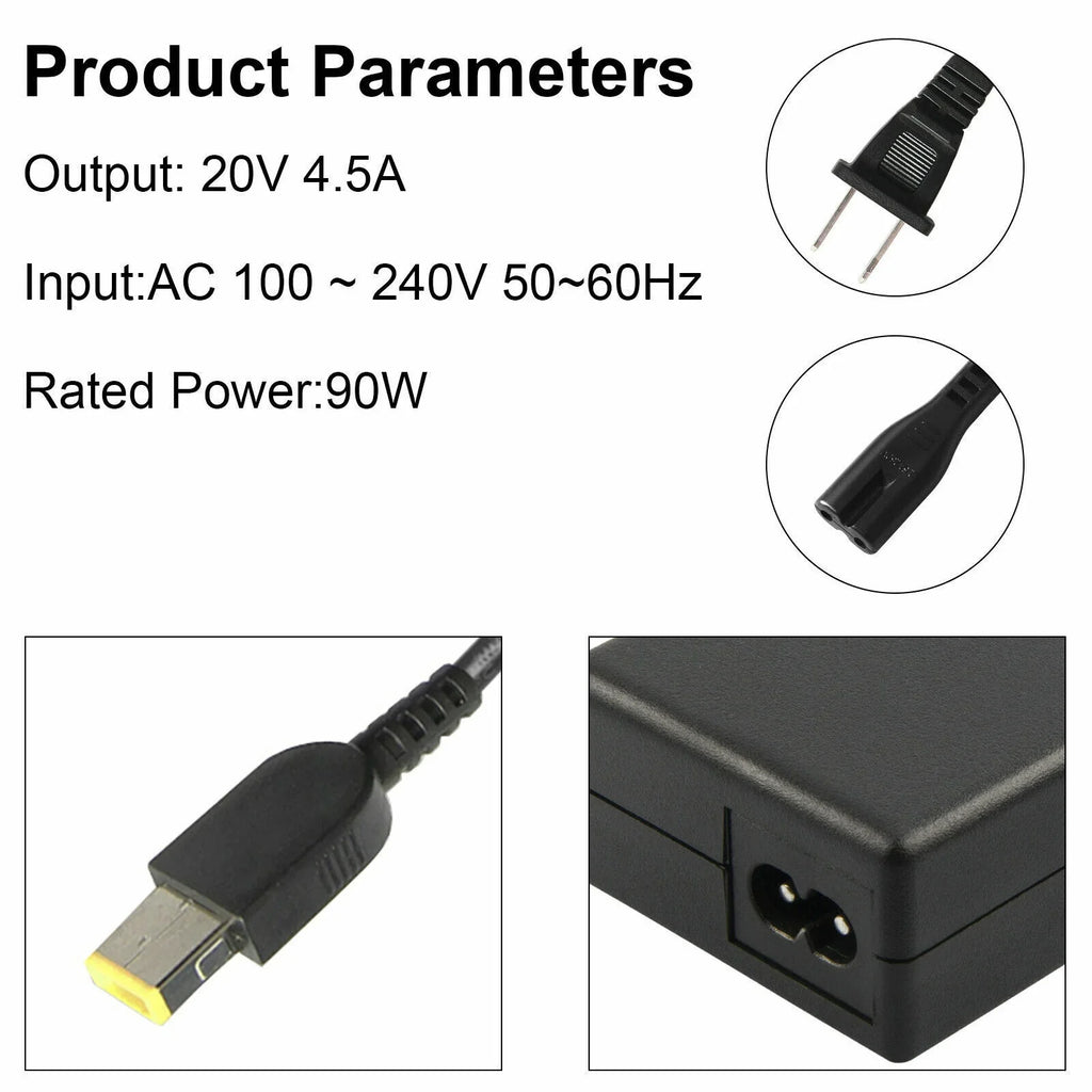 50PCS of 20V 4.5A 90W AC Adapter Charger For Thinkpad 0B46994 Power Supply