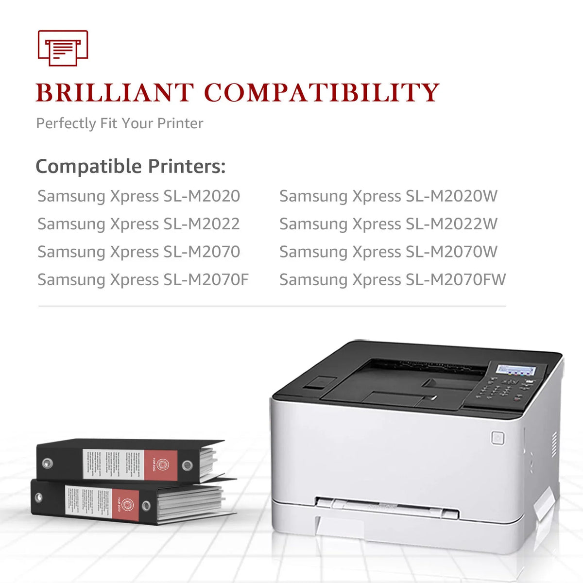 4-Pack MLT-D111S Compatible Toner Cartridge for MLT-D111S 111S High Yield Xpress SLM2020W M2022W M2070FW M2024 M2026W Printer (Black)