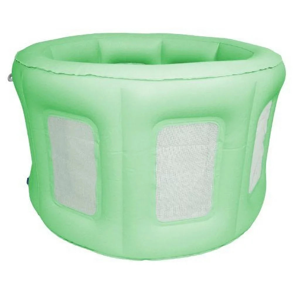 Swim Central 4-in-1 Room to Grow Portable Green Inflatable Baby Play Yard