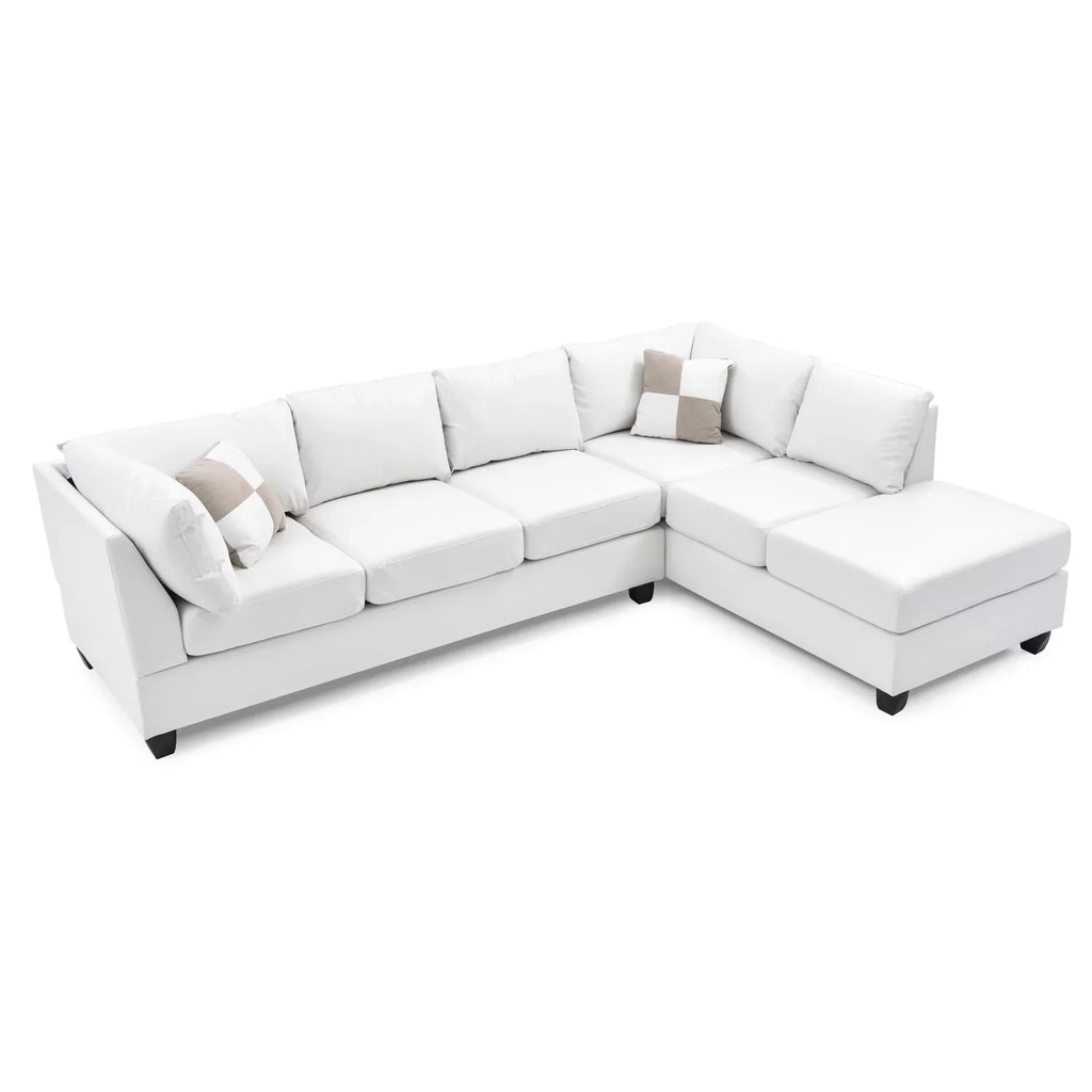 Homestock Antique Appeal G647B-SC Sectional ( 3 Boxes) ; white