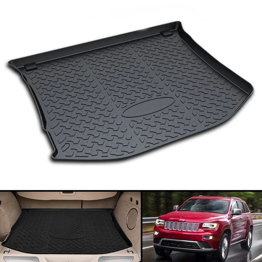 Easy to Clean for 2011-2021 Jeep Grand Cherokee TPO Rear Cargo Trunk Mats Liner
