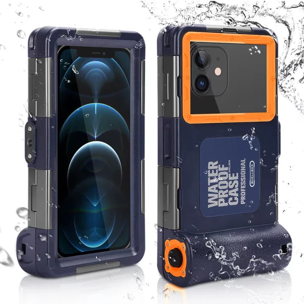 UrbanX Professional [15m/50ft] Swimming Diving Surfing Snorkeling Photo Video Liquid Protective Case Liquid Housing for Realme Narzo 50 And all Phones Up to 6.9 Inch LCD with Lanyard