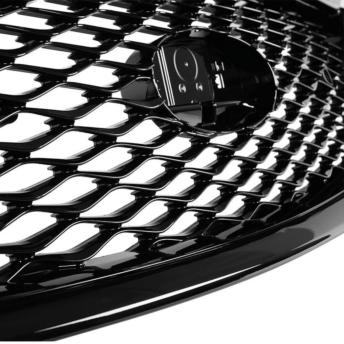 Front Bumper Grille For Infiniti Q50 2018-2020 OE Style Replacement Glossy Black