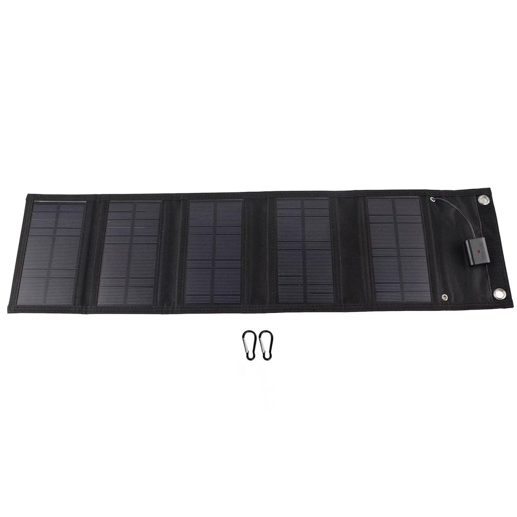 20W Liquid Foldable Solar Panel Solar Power Charger USB Output for Mountaineering