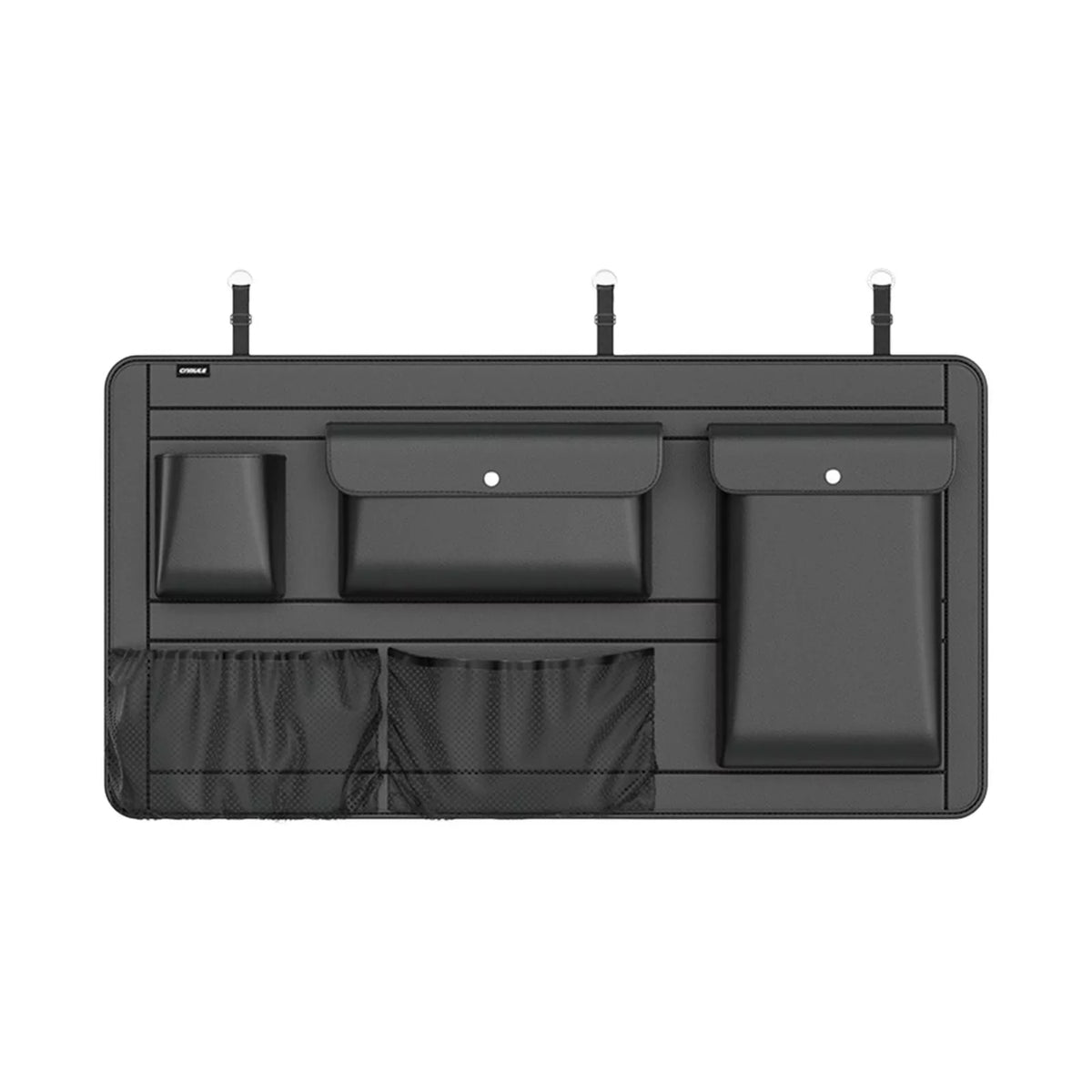 Car Back Seat Trunk Hanging Organizer 90cmx45cm Saving Space Easily Install Tough with Multiple Pockets for SUV Truck