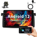 Android 12 Car Radio Stereo for BMW E46 M3 9 inch Touch Monitor 2+32GB USB RDS Carplay Android Auto HD WIFI GPS FM Bluetooth