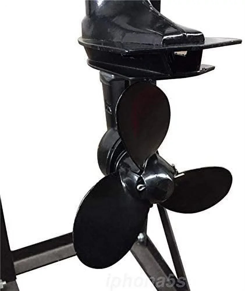 Miumaeov Outboard Trolling Motor 3.6HP 2 Stroke Inflatable Shaft Fishing Boat Engine Propeller CDI Control Air Cooling System Heavy Duty Tiller Shaft