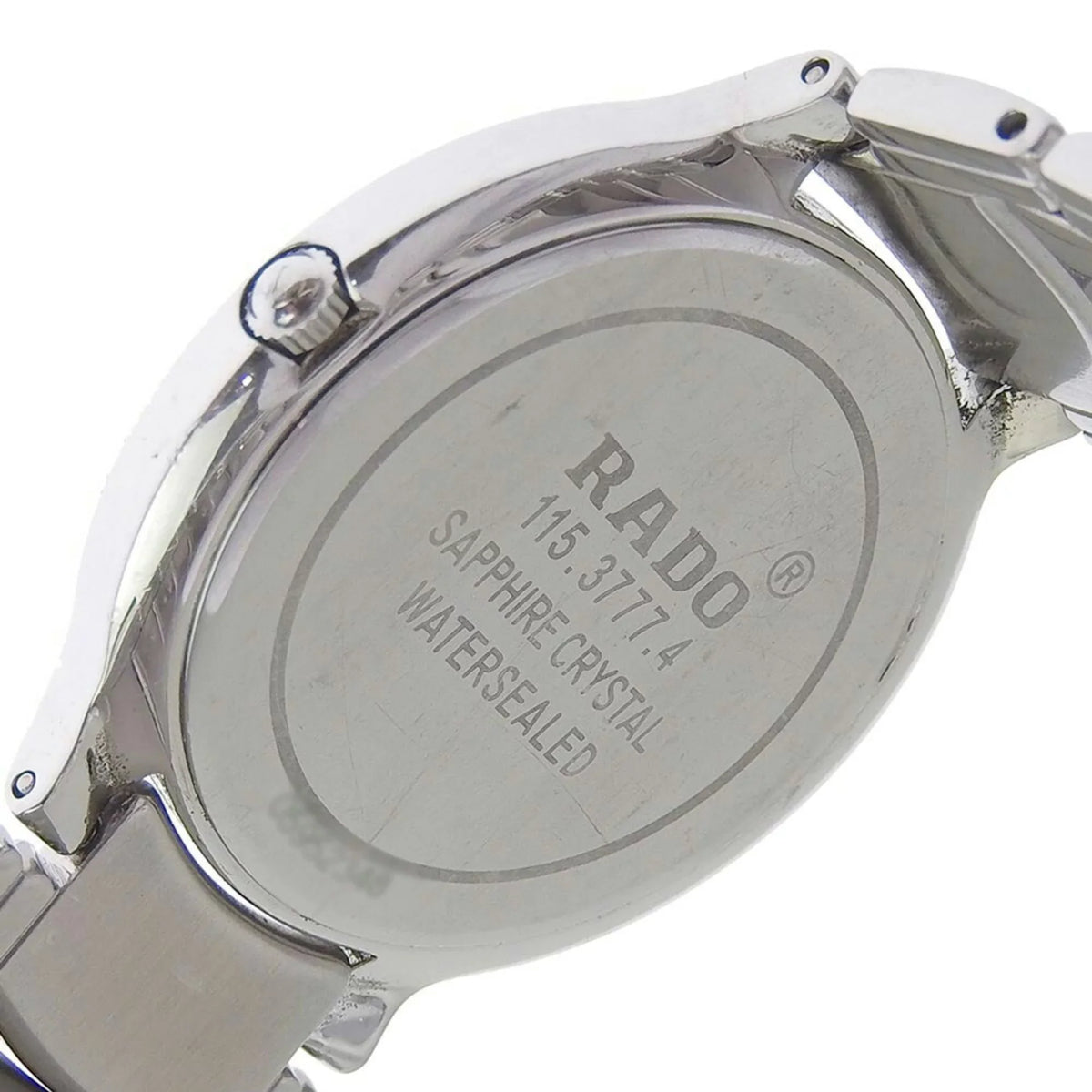 Pre-Owned Rado RADO Florence men's quartz battery watch black dial 115 3777 4 (Good)