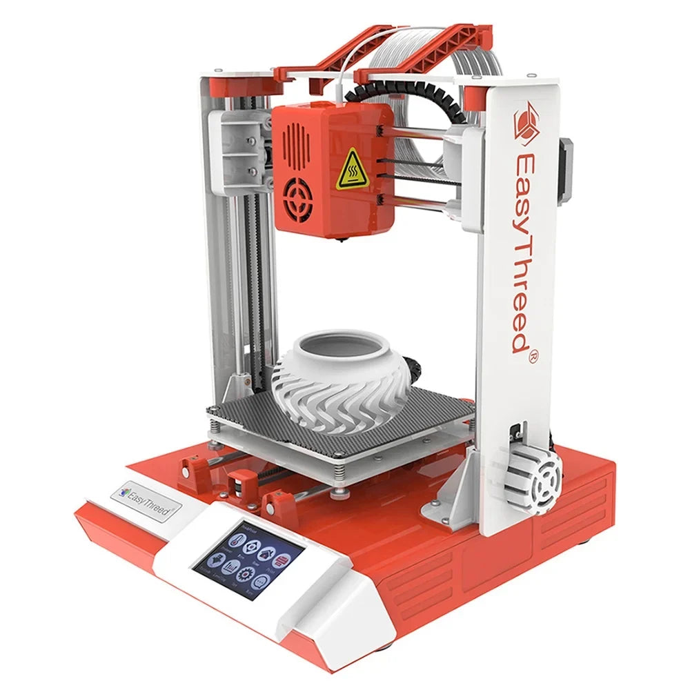 EasyThreed 3D printer,Comes Print Size Removable 100x100x100mm/4x4x4inches K6 Plus Size Removable TF 3D Printer Hine 100x100x100mm Print Printer Kids 3D-Printer Kids 3D-Printer 3D XINZY ICHU Printers