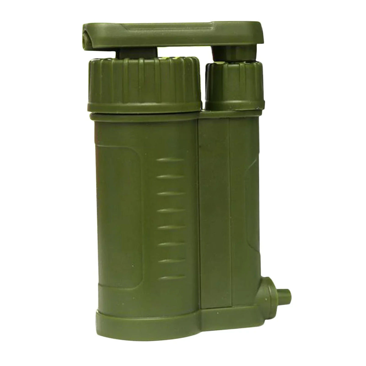 Portable Fluid Filter, Personal Camping Fluid with Internal Carbon and Filter Assembly, Fiber Membrane