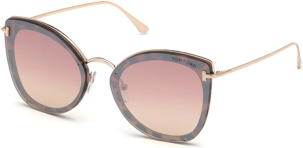 Tom Ford Charlotte TF 657 55Z 62mm Womens Butterfly Sunglasses