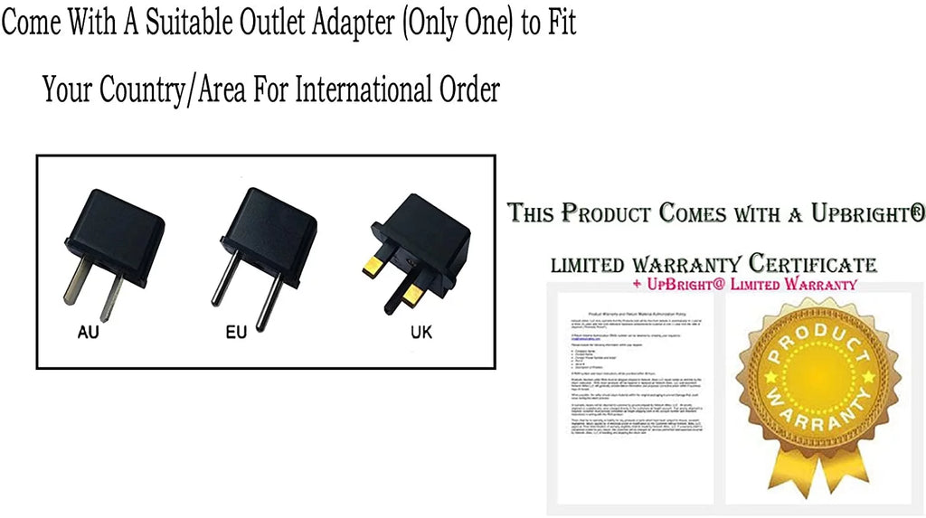 UPBRIGHT NEW Global AC / DC Adapter For HW-H450 HW-H450/ZA DONGA HW-450 HWH450 2.1 Channel Sound Bar Soundbar Home Theater Wireless Subwoofer Bluetooth