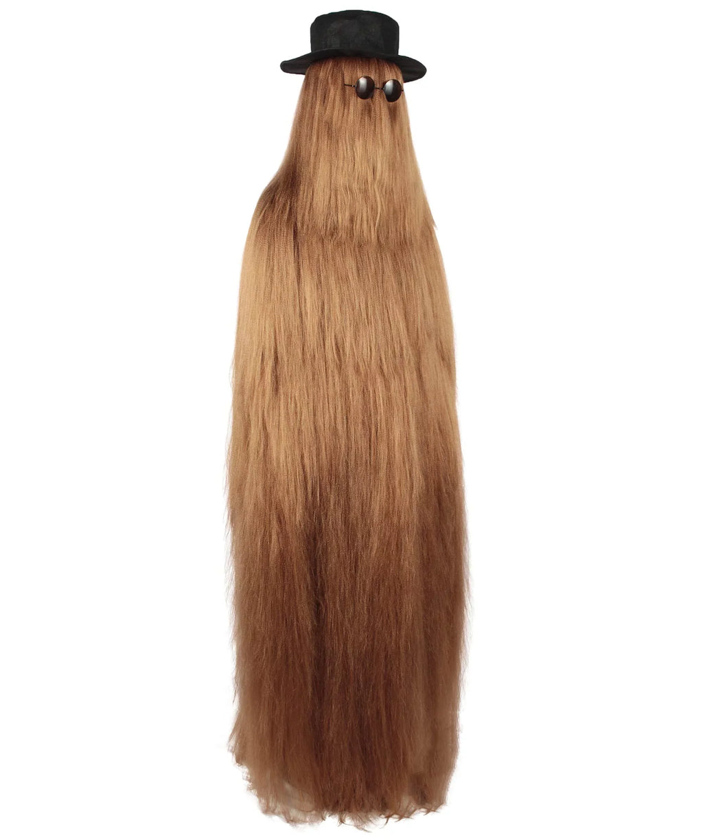 HPO Adult Unisex Cousin Itt Addams Family Dapper Creature Monster Halloween Costume; Synthetic Fiber; Brown