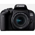 EOS 800D 24.2 Megapixel Digital SLR Camera with Lens, 0.71", 2.17", Black