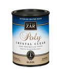 Aqua ZAR Clear Fluid Indoor Polyurethane Paint 1 qt. 125 sq. ft. Coverage (Pack of 4)