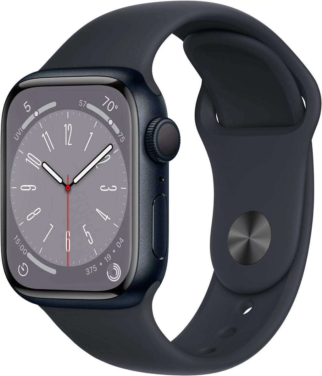 Restored Apple Watch Gen 8 Series 8 41mm Midnight Aluminum - Midnight Sport Band MNPC3LL/A (Refurbished)
