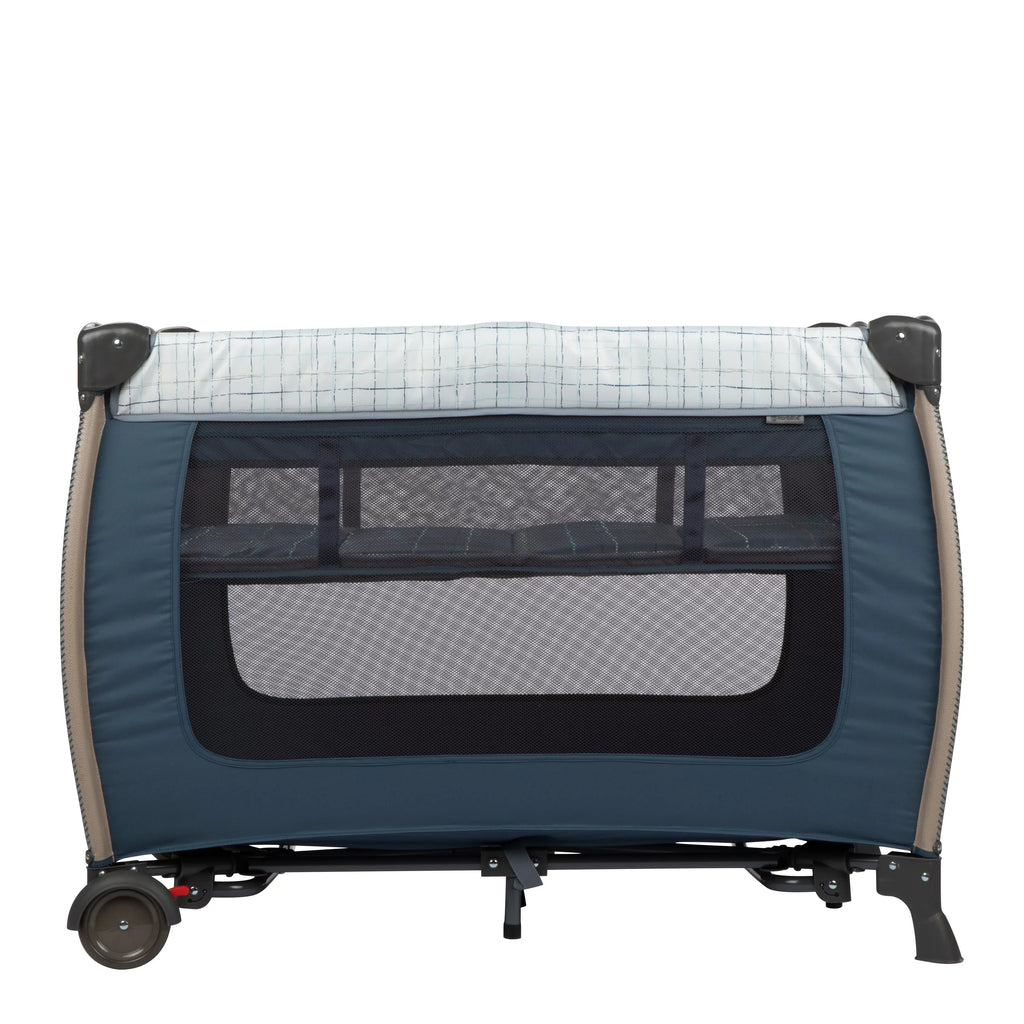 Monbebe Willow Rocking Play Yard with Full Size Bassinet; Plaid