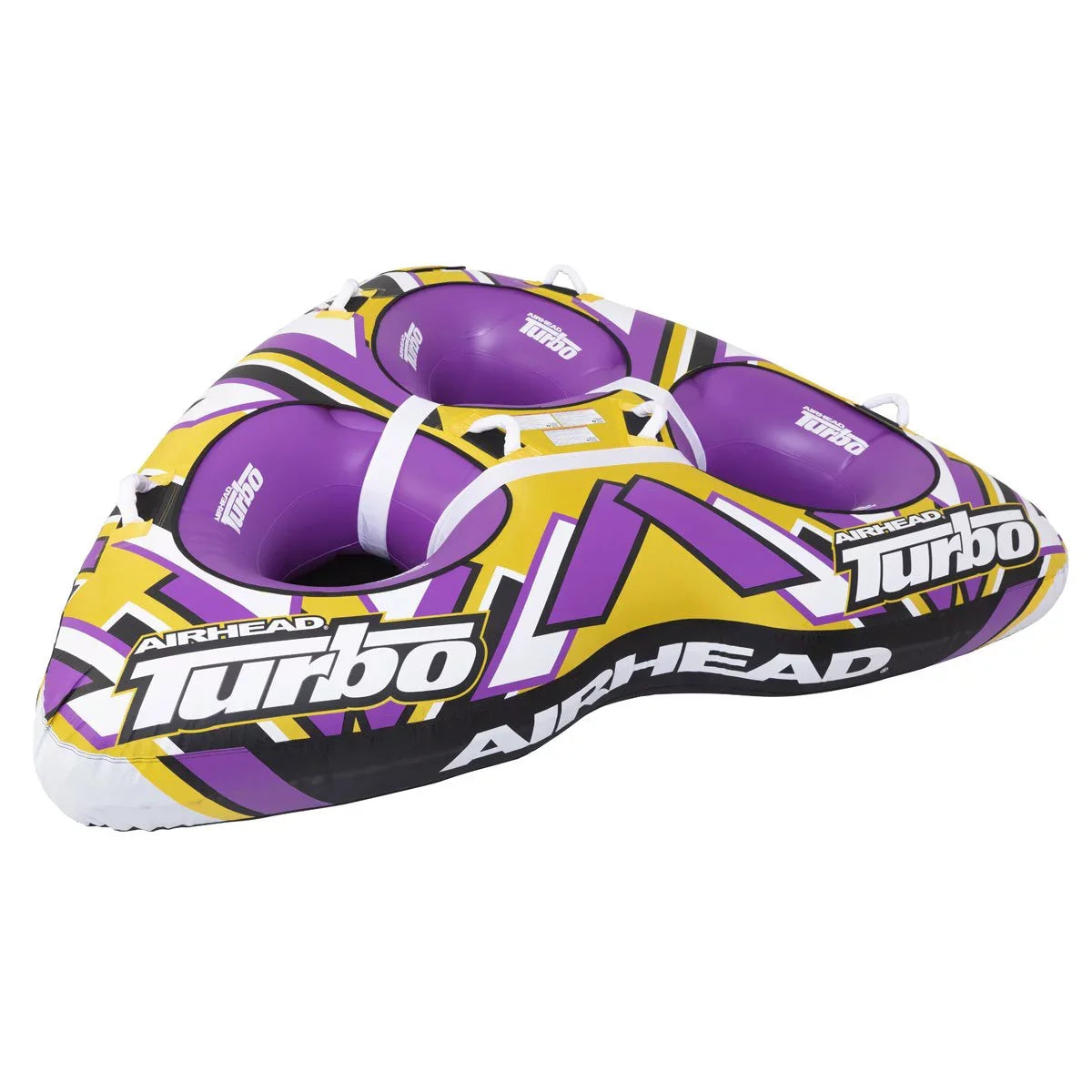 Airhead Turbo Blast 3 Person 81" x 107" Inflatable Boat Towable Fluid Inner Tube