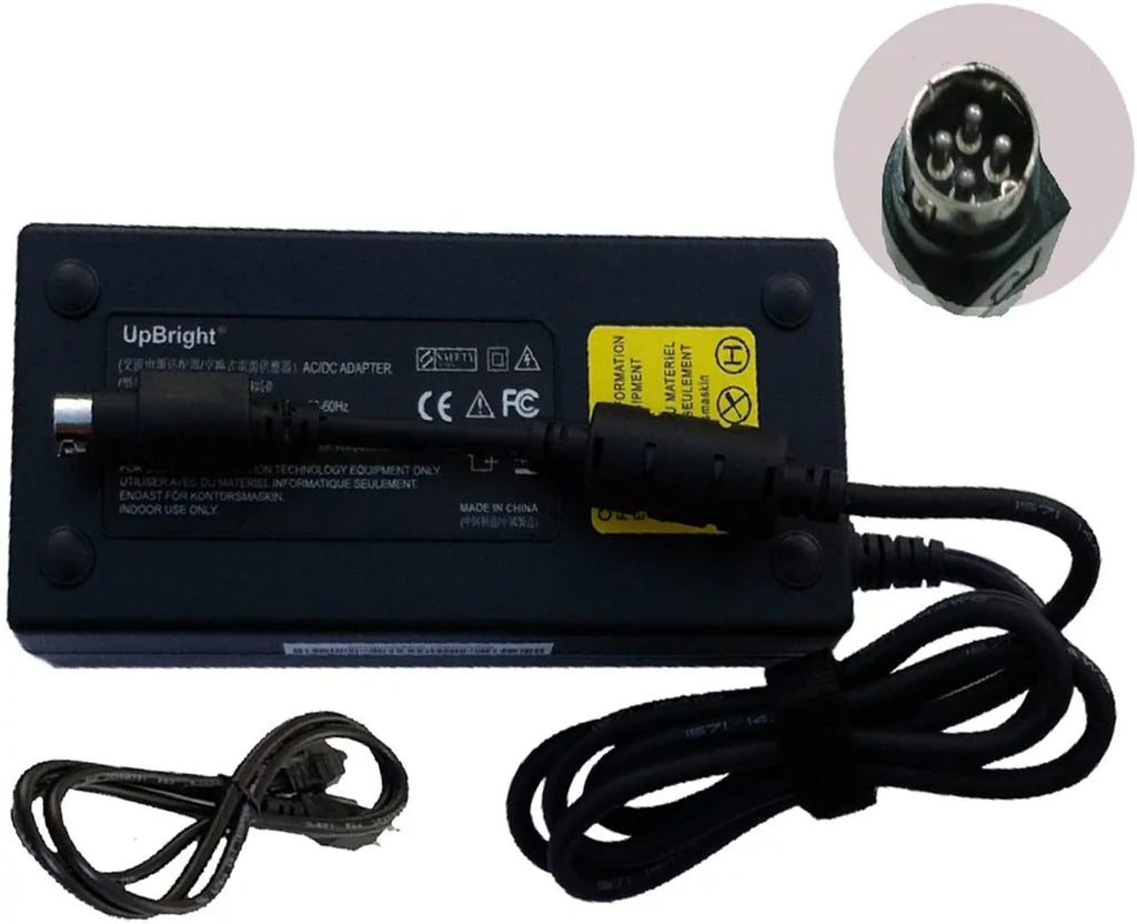 UPBRIGHT New 4-Pin DIN 20V 8A 160W AC / DC Adapter For Alienware Area-51m Notebook Notebook PC Power Supply Cord Cable Battery Charger Mains PSU (with 4 Prong Connector)