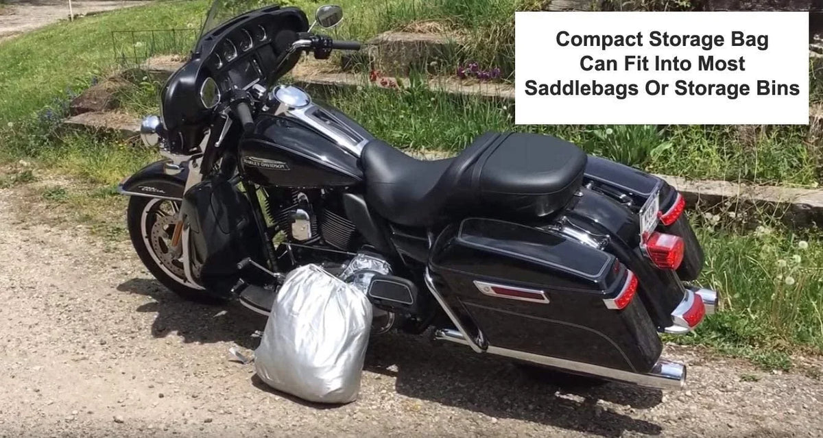 Weatherproof Motorcycle Cover Compatible With 2016 Beta Evo 300 - Outdoor & Indoor - Protect From Rain Fluid Snow, Sun - Built In Reinforced Securing Straps - Tough Material - Free Storage Bag