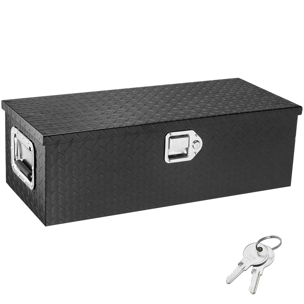 SKYSHALO 30"x13"x9.6" Heavy Duty Aluminum Bar Tool Box for Pickup Truck Bed