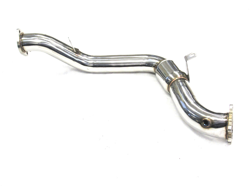 Stainless Steel Resonator Fitment For 2008 thru 2014 Subaru WRX/ 2008 thru 2021 Subaru WRX STI By OBX-RS