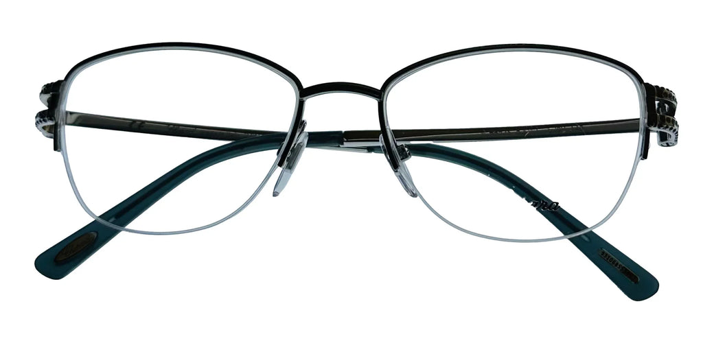 Chopard Women's Eyewear Rimless Square Silver Plate Metal VCH052S 579Y 52mm