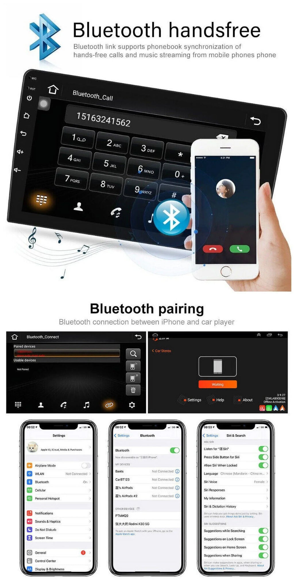 Android 12 Car Radio Stereo for BMW E46 M3 9 inch Touch Monitor 2+32GB USB RDS Carplay Android Auto HD WIFI GPS FM Bluetooth