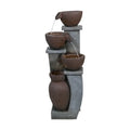 Outdoor Fluid Fountain with LED Lights - 22.0 - Elevate Your Outdoor Ambiance