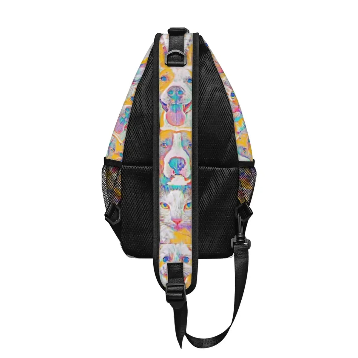 Crossbody Bag - Club 99 - (Turquoise/Orange/Cream) - Unisex - All Ages - The Merch by SIMA Visual Arts