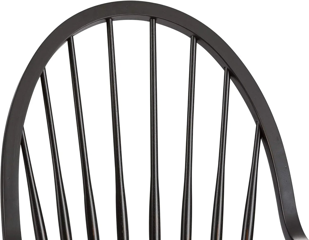 Windsor Back Arm Chair; W25 X D25 X H41; Black