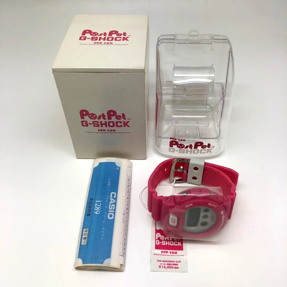 Pre-Owned G-SHOCK CASIO Watch DW-6900BMO-9JR Post Pet Collaboration Pink White Three Eyes Quartz Men's Mikunigaoka Store ITJT9ZWV73LU (Good)