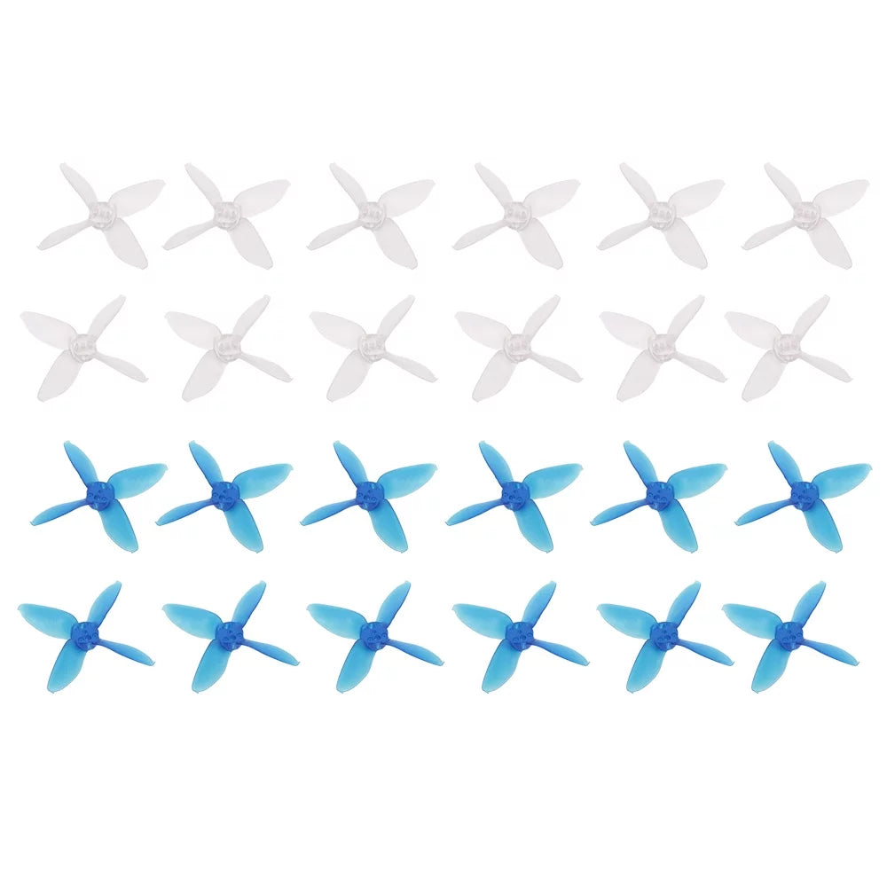 Transparent Propellers for 1106 1104 Motor Racing EMAX AVAN 2 foot 4 blade; 12 Pairs; Accessories