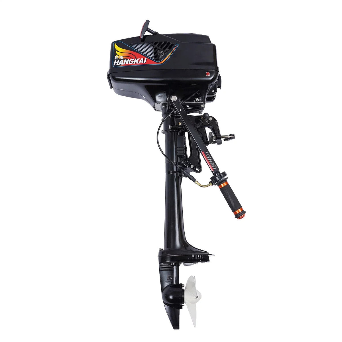 TOOL1SHOoo 3.6HP 2 Stroke Outboard Motor Fishng Boat Motor Engine Fluid Cooling Short Shaft