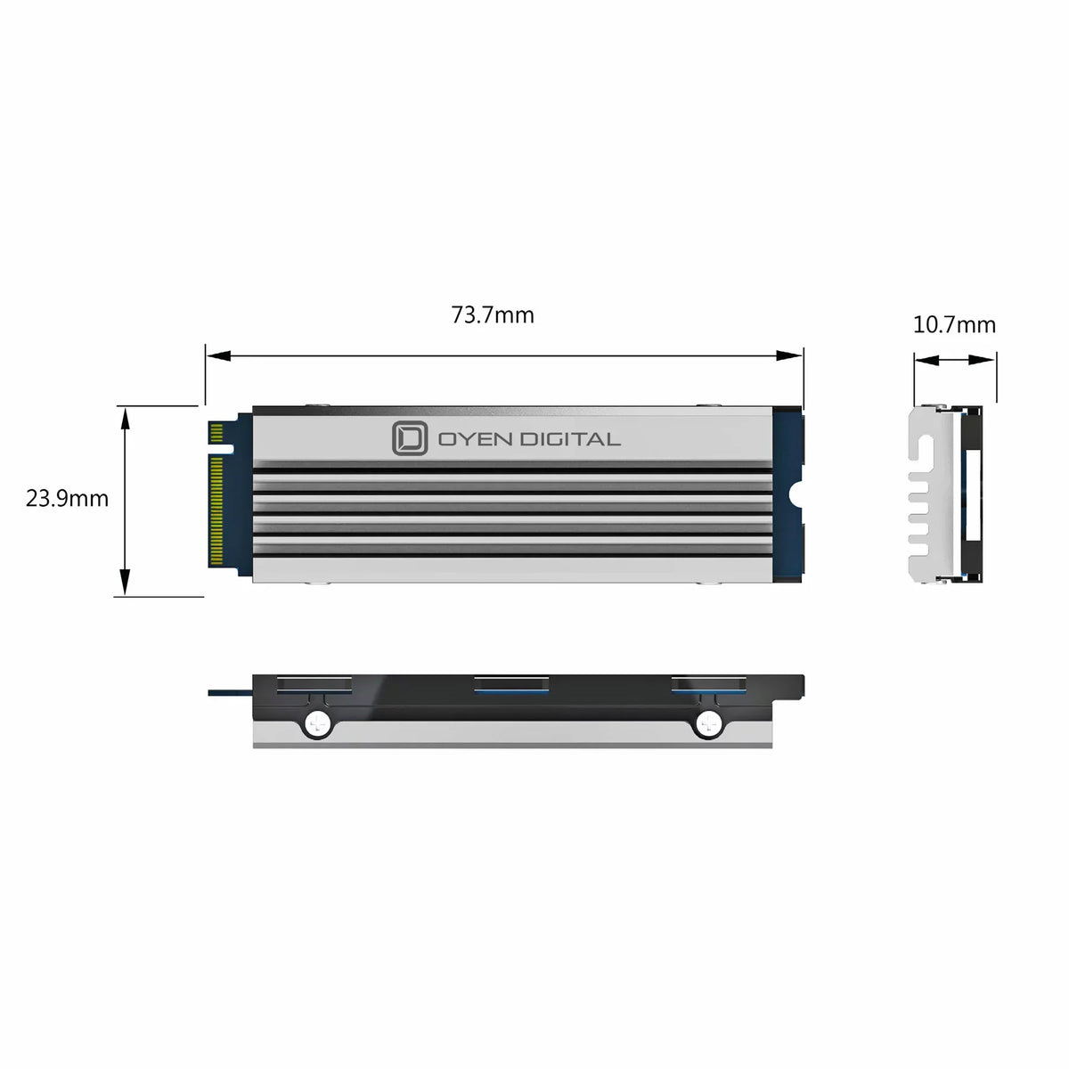 Dash Pro 8TB NVMe PCIe SSD with Heatsink, Compatible with PS5 Internal M.2 Slot