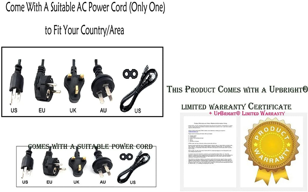 UPBRIGHT New 4-Pin DIN 20V 8A 160W AC / DC Adapter For Alienware Area-51m Notebook Notebook PC Power Supply Cord Cable Battery Charger Mains PSU (with 4 Prong Connector)