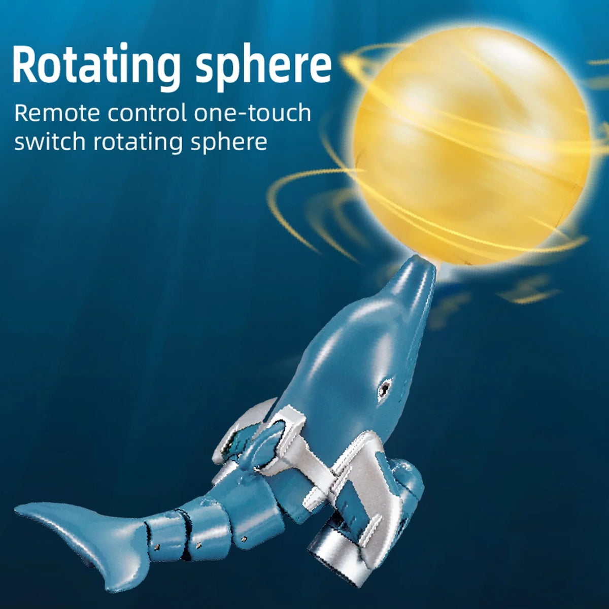 Remote boat,Dolphin Toy Boat Demo Head Ball Remote Boat Toy Kids Demo Head Animal Boat Remote Fluid Boat Liquid Rotation /one And With Liquid Click Animal Boat Rotation /one