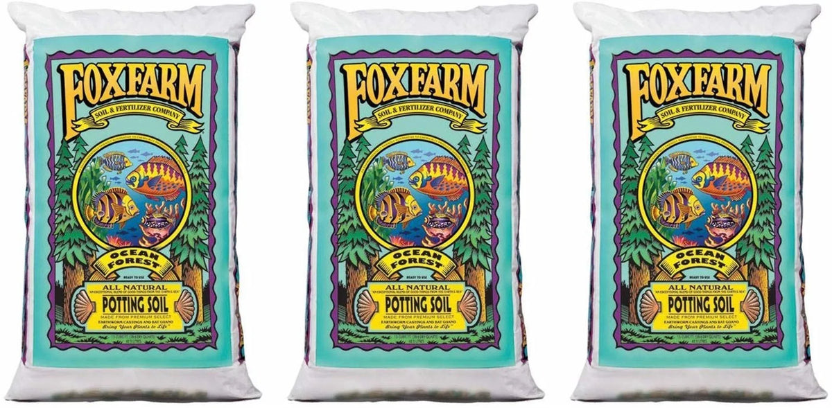 FoxFarm Ocean Forest Potting Soil, 1.5 cu ft (Pack of 3)
