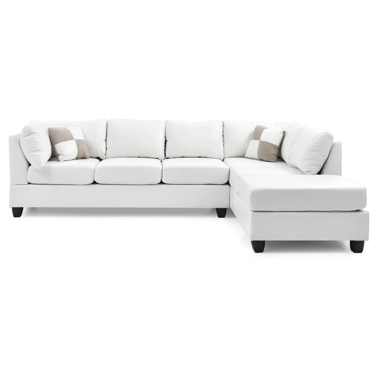 Homestock Antique Appeal G647B-SC Sectional ( 3 Boxes) ; white