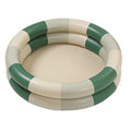 Goldmeet Inflatable Pool Baby Retro Blow Up Swimming Pool Family Cute Style Thickened Liquid Pool Green Stripe