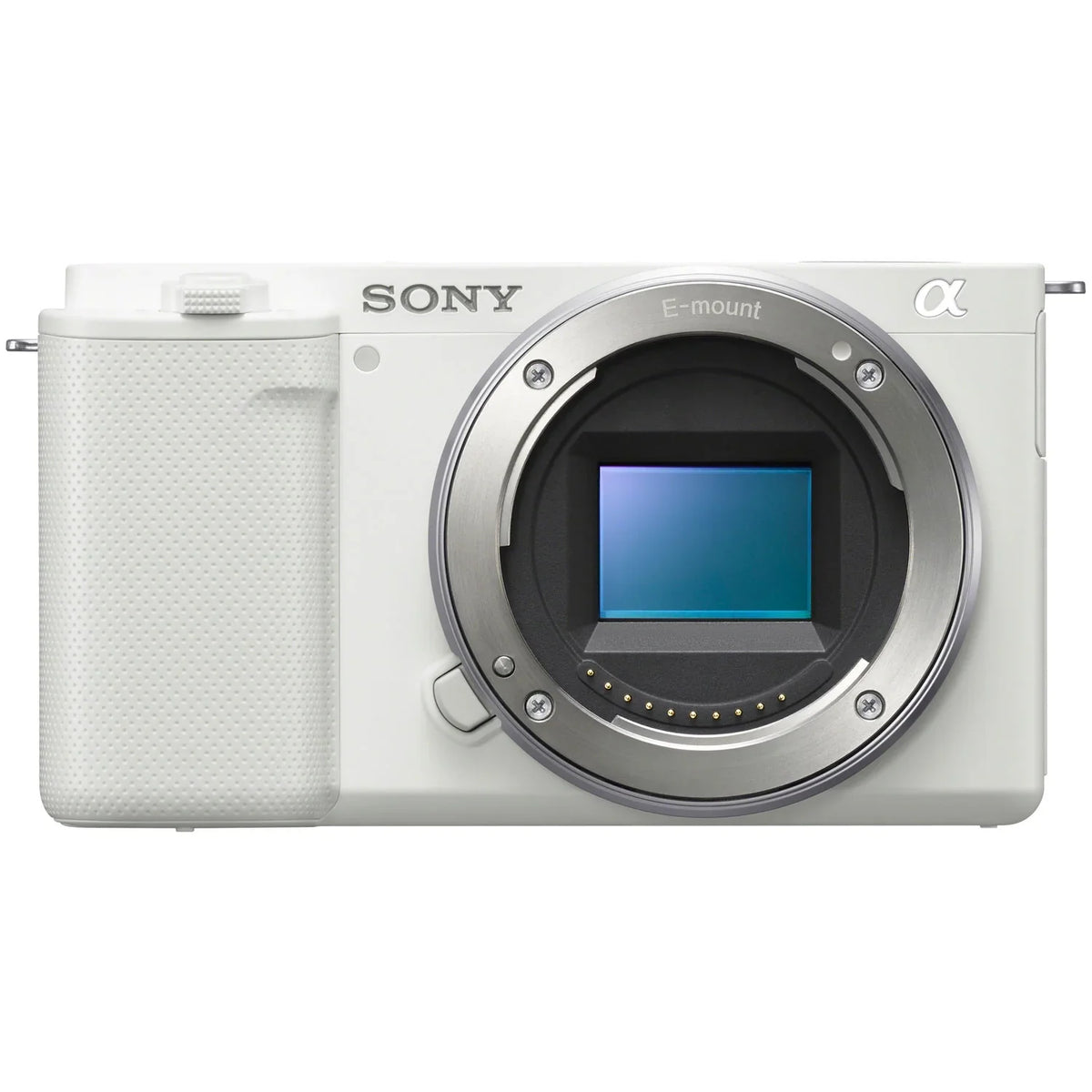 ZV-E10 Mirrorless Alpha APS-C Vlog Camera Body and 50mm F1.8 Large Aperture FE Lens SEL50F18F ILCZV-E10/W White Bundle with Deco Gear Case + Extra Battery + Photo Video Accessories Kit