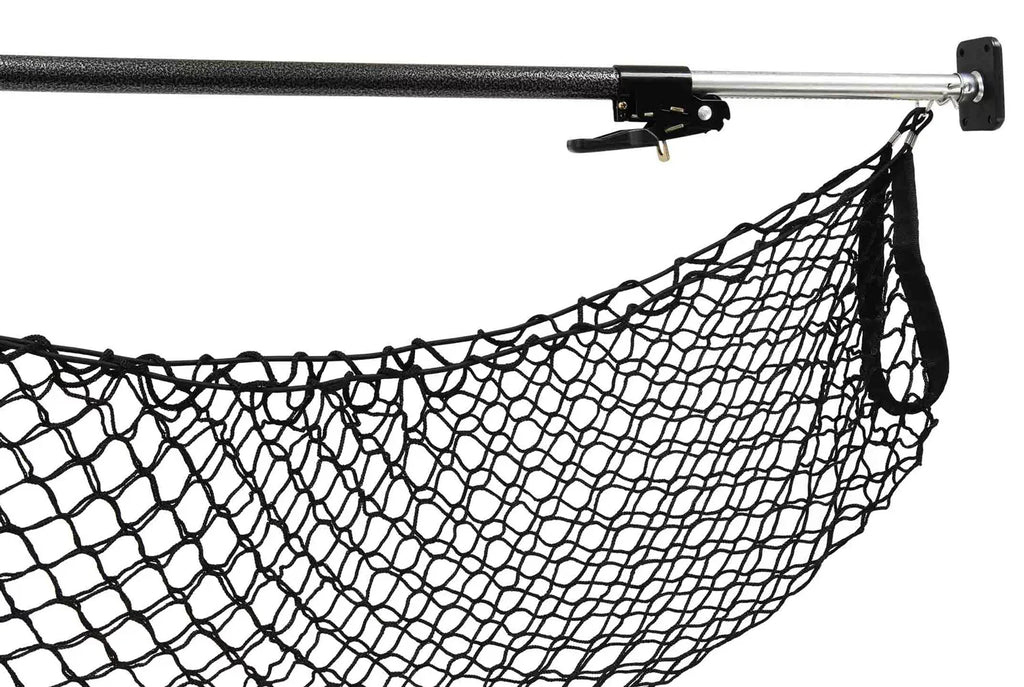 Cargo Bar Adjustable 40" - 70" w/ Storage Net for Use in Pickup Truck Bed, SUV, and Small Trailers (4 Pack)